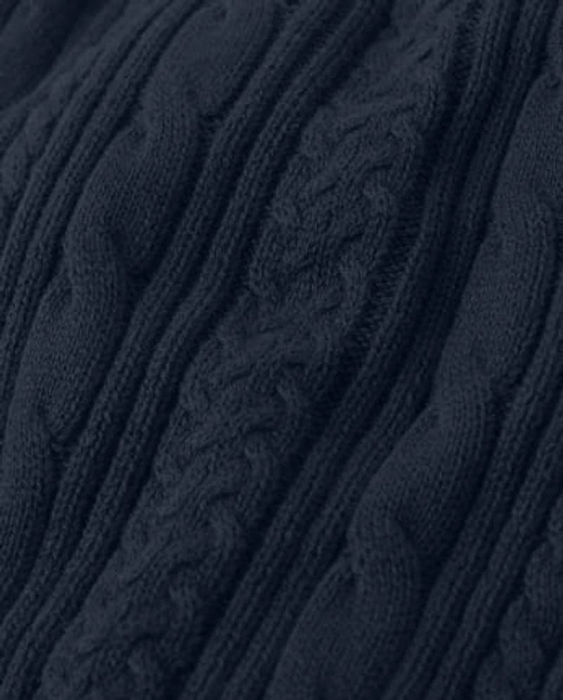 Boys Cable Knit Sweater Vest - Uniform