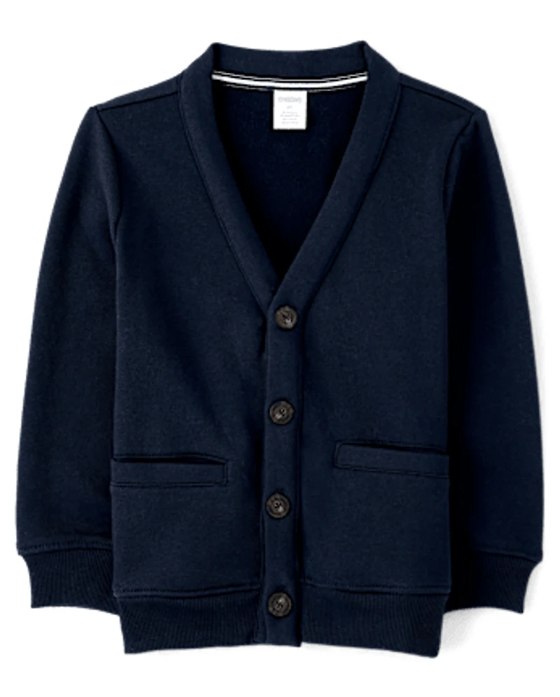 Boys Fleece Cardigan - Uniform