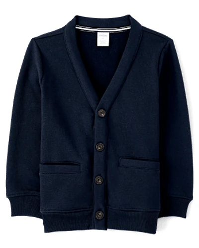 Boys Fleece Cardigan - Uniform