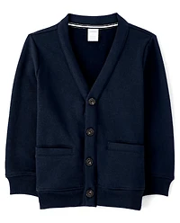 Boys Fleece Cardigan - Uniform