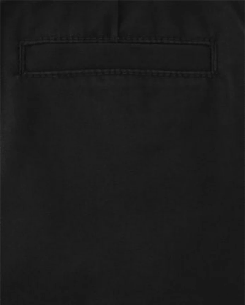 Boys Stain and Wrinkle-Resistant Belted Chino Shorts