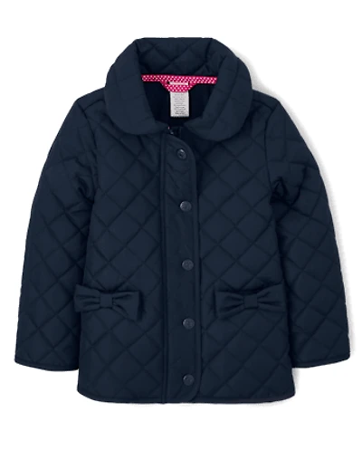 Girls Quilted Jacket - Uniform