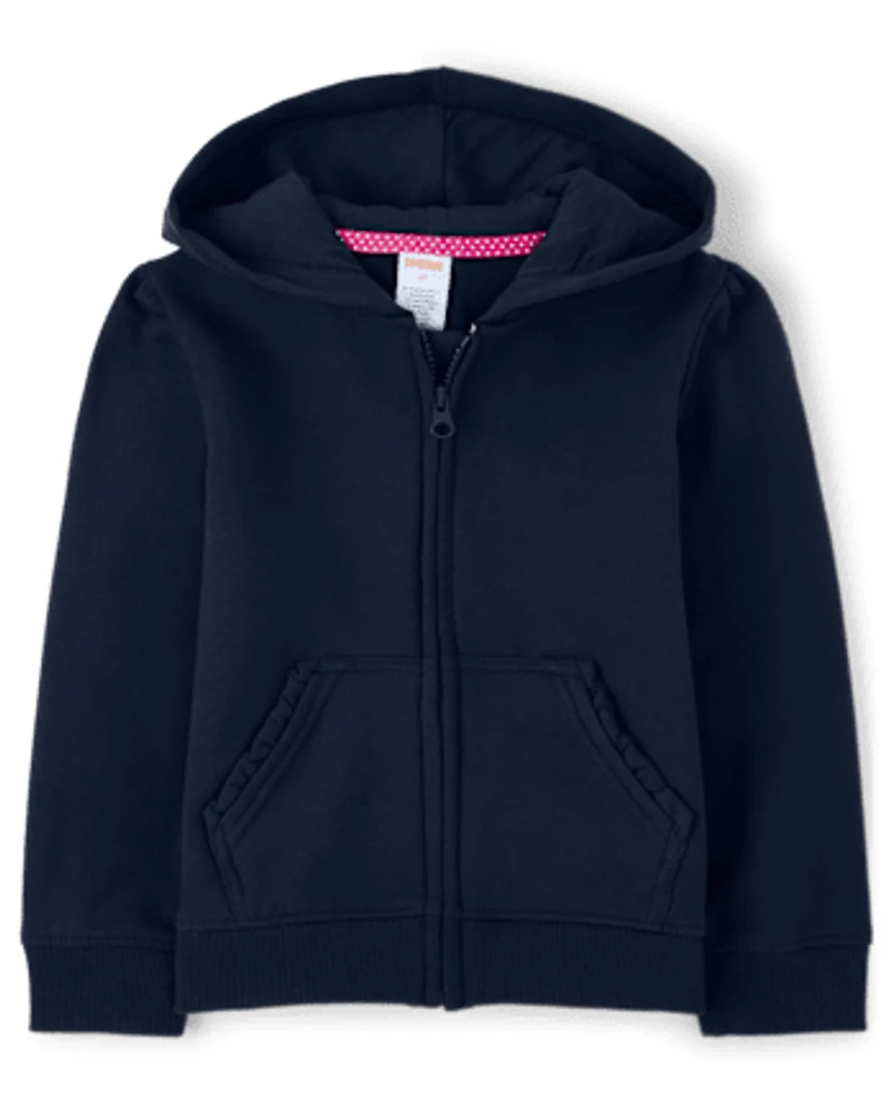 Girls Zip Up Hoodie