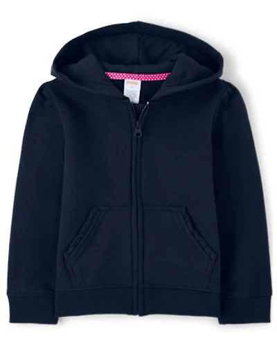 Girls Zip Up Hoodie