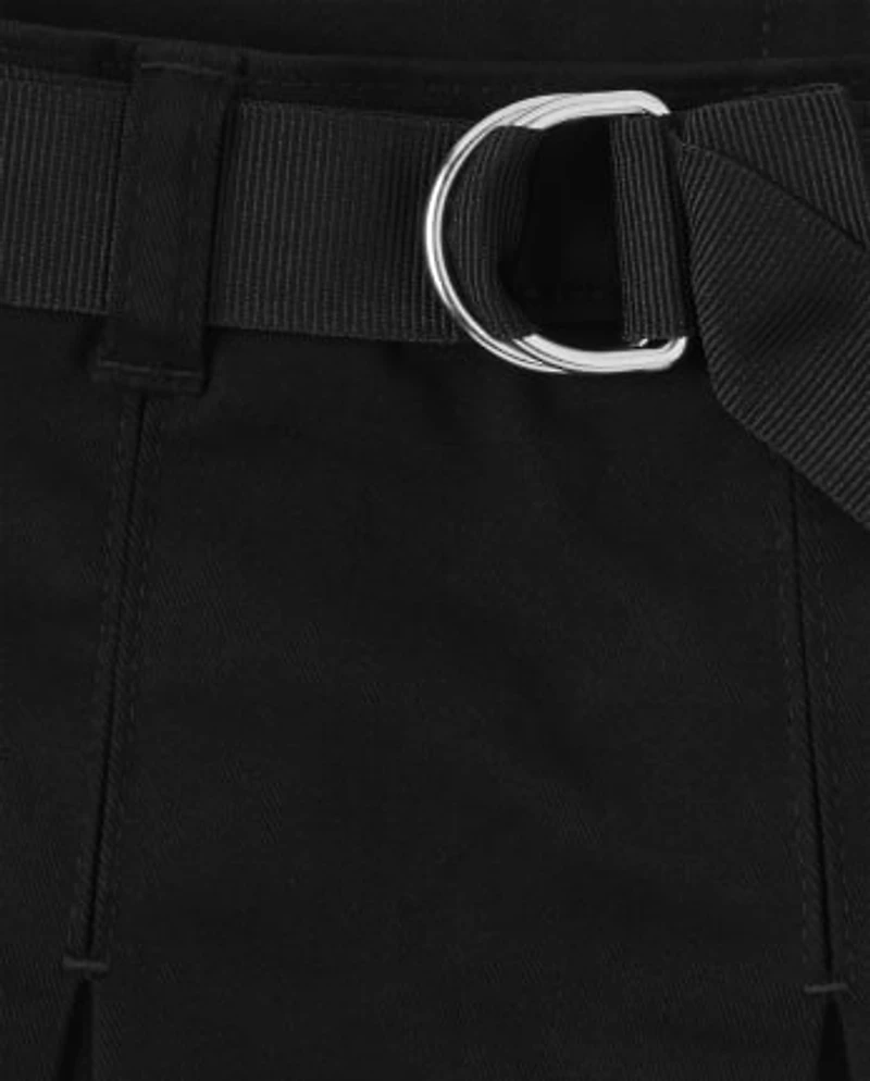 Girls Stain and Wrinkle-Resistant Pleated Skort