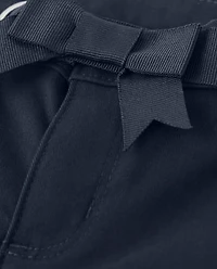 Girls Stain and Wrinkle-Resistant Pleated Skort