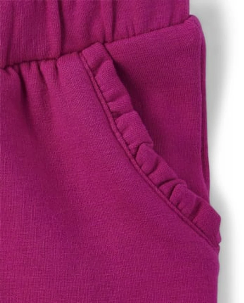 Girls Fleece Shorts