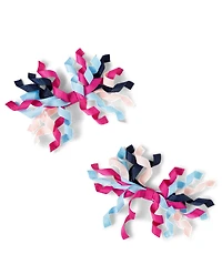 Girls Curly Hair Clips - Uniform