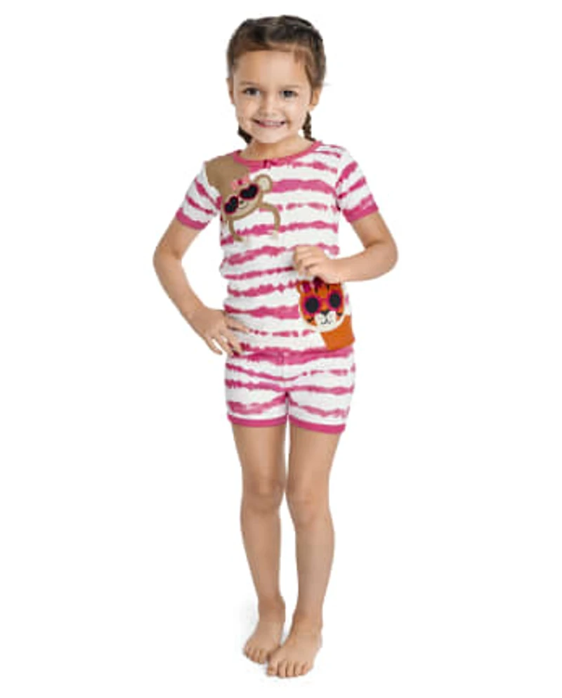 Girls Animal Snug Fit Cotton Pajamas - Gymmies