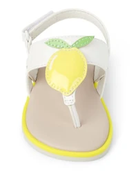 Sandales Fille Applique Citron - Citrus & Sunshine