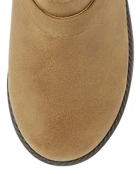 Girls Flower Buckle Booties