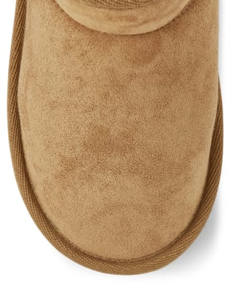 Boys Faux Suede Boots