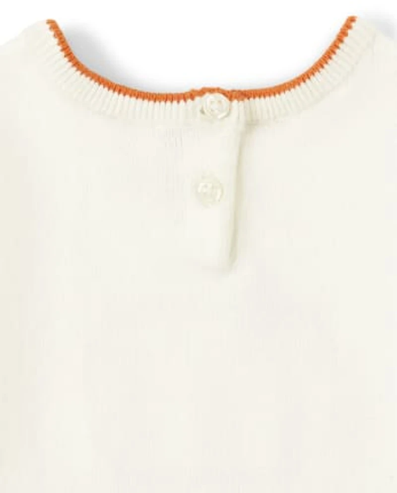 Girls Intarsia Pumpkin Dress - Perfect