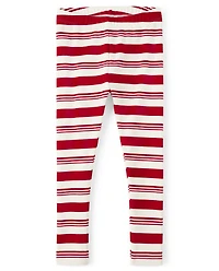 Girls Striped Leggings - Holiday Express