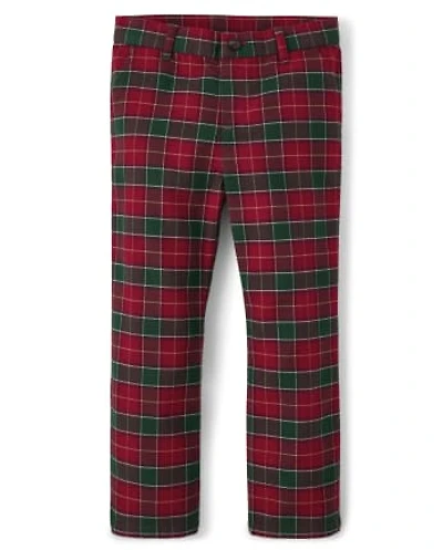 Boys Plaid Dress Pants - Holiday Traditions