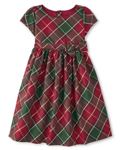Girls Matching Family Plaid Dress - Holiday Traditions