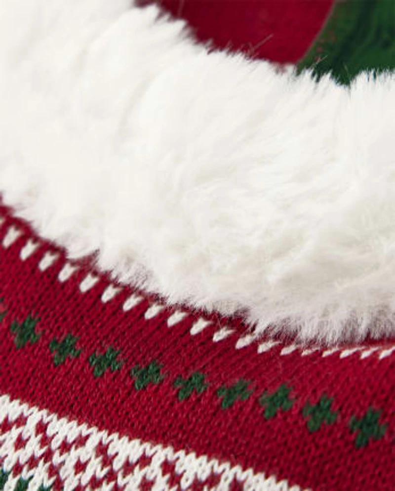 Girls Snowflake Fairisle Sweater Dress - Holiday Traditions