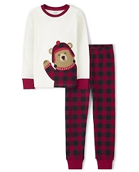 Kids Bear Snug Fit Cotton Pajamas - Gymmies