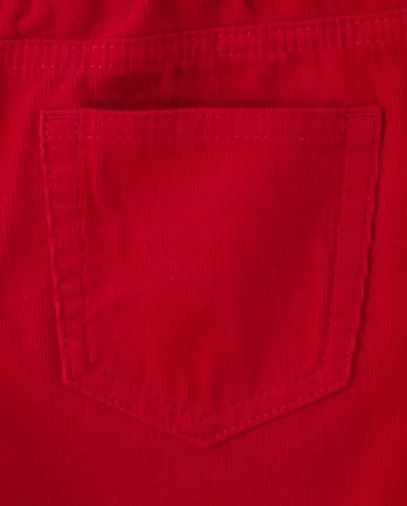 Boys Corduroy Pull On Pants - Holiday Express