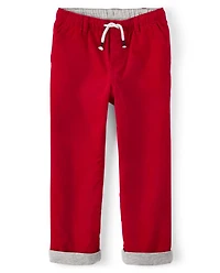 Boys Corduroy Pull On Pants - Holiday Express