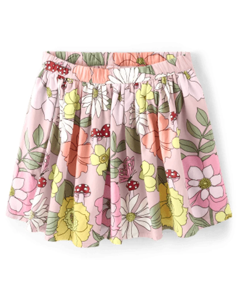 Girls Floral Skirt - Fairytale Forest