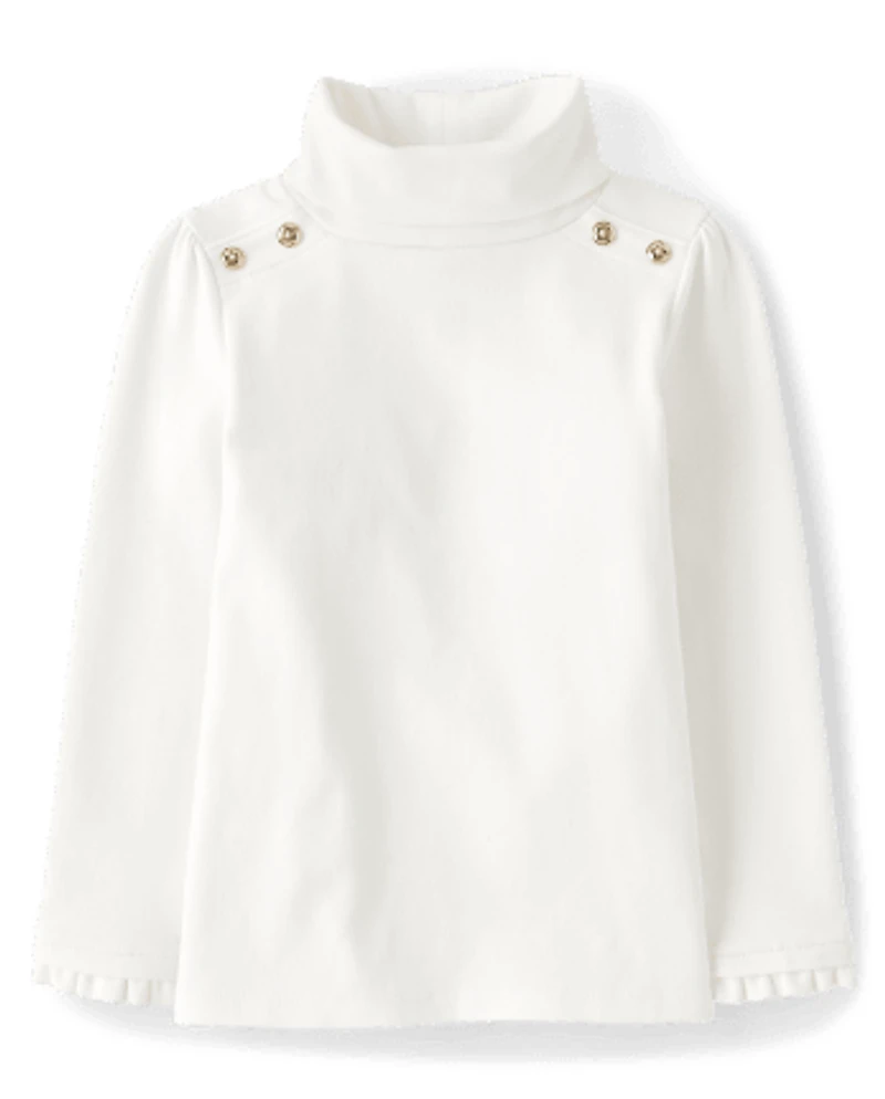 Girls Turtleneck Top - Little Essentials