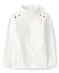 Girls Turtleneck Top - Little Essentials