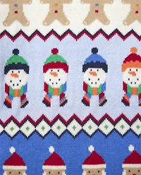 Girls Christmas Fairisle Sweater Dress - Very Merry
