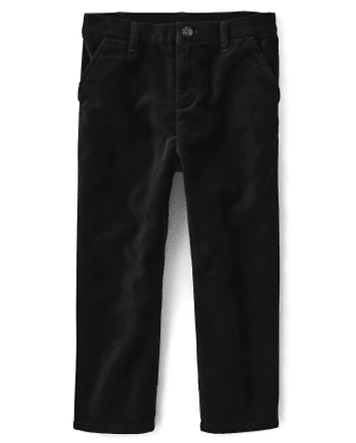 Boys Velvet Dress Pants