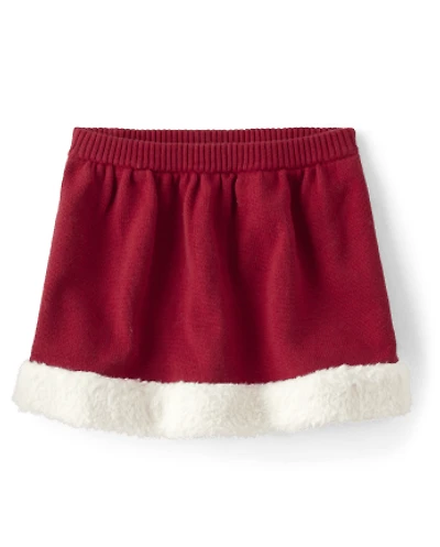 Girls Faux Fur Sweater Skirt - A Royal Christmas