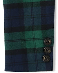 Boys Plaid Blazer - Nutcracker
