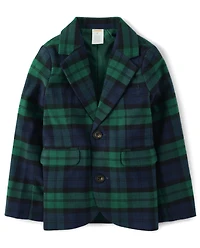 Boys Plaid Blazer - Nutcracker