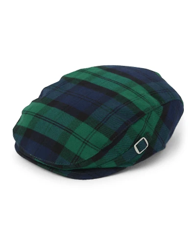 Boys Plaid Newsboy Hat - Nutcracker