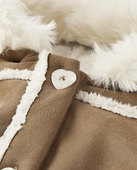 Veste doublée en sherpa pour fille