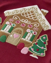 Girls Gingerbread Snug Fit Cotton Pajamas - Gymmies