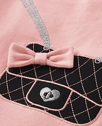 Girls Embroidered Purse Top - Ladies And Gentlemen