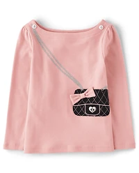 Girls Embroidered Purse Top - Ladies And Gentlemen