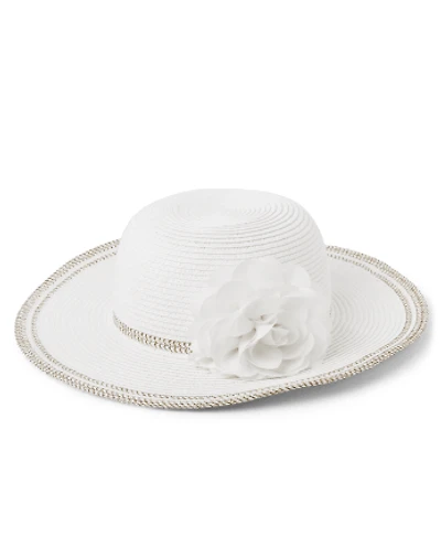 Girls Floral Sun Hat - Splish-Splash
