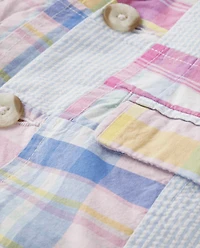 Boys Plaid Madras Poplin Blazer - Spring Celebrations