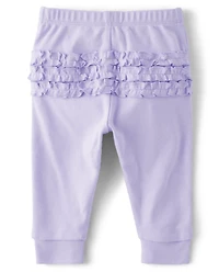 Baby Girls Floral Ruffle Leggings 2-Pack - Homegrown by Gymboree