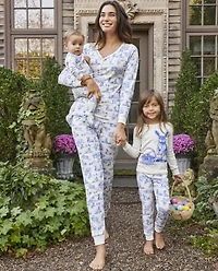 Kids Mommy And Me Bunny Snug Fit Cotton Pajamas - Gymmies
