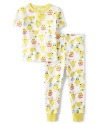 Kids Chick Snug Fit Cotton Pajamas - Gymmies