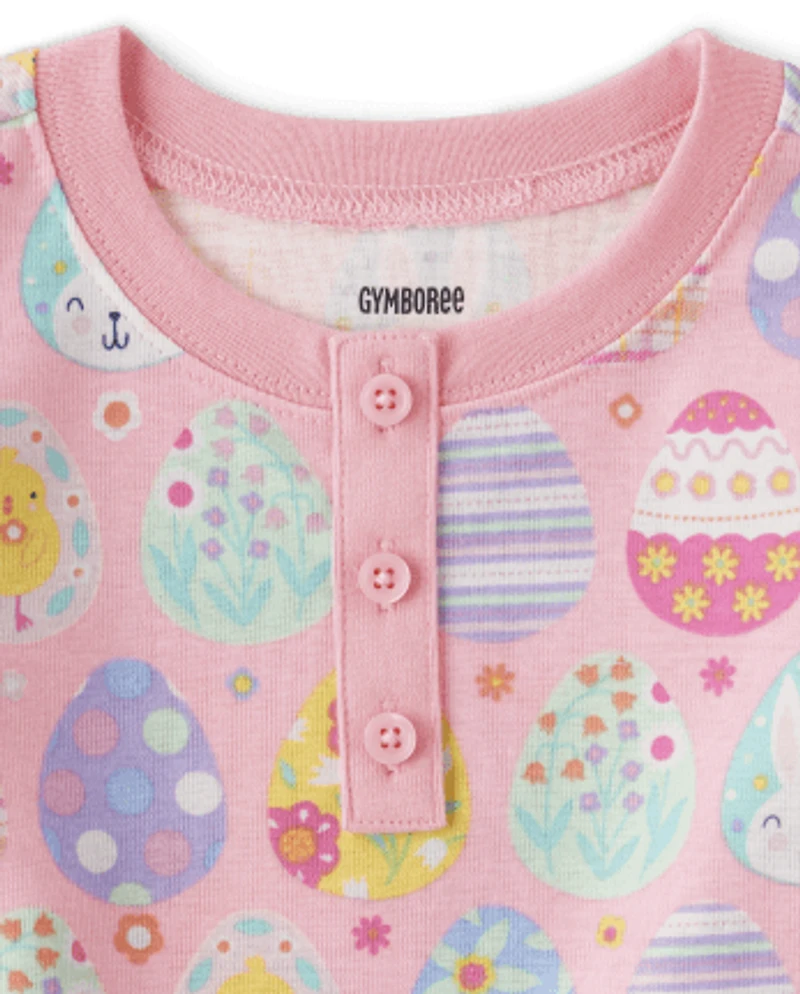 Girls Easter Egg Snug Fit Cotton Pajamas - Gymmies