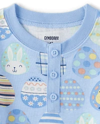 Boys Easter Egg Snug Fit Cotton Pajamas - Gymmies