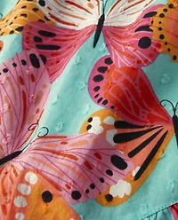 Girls Butterfly Hanky Hem Dress - Little Essentials