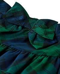 Girls Plaid Tiered Skirt - All Dressed Up