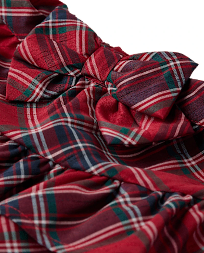 Girls Plaid Tiered Skirt - All Dressed Up