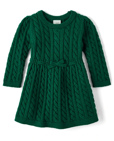 Robe pull en maille torsadée pour bébé fille - Homegrown by Gymboree