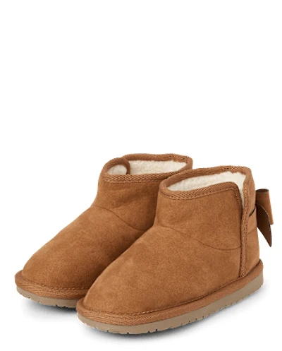 Girls Bow Boots - Little Essentials