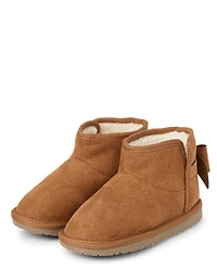 Girls Bow Boots - Little Essentials